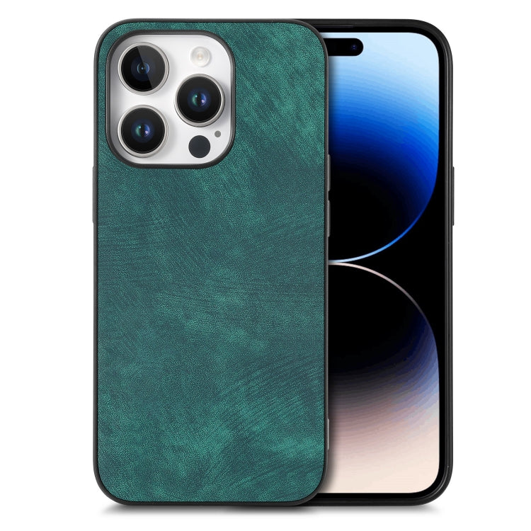 Vintage Leather PC Back Cover Phone Case, iPhone 16e, For iPhone 15 Pro Max, For iPhone 15 Pro, For iPhone 15 Plus