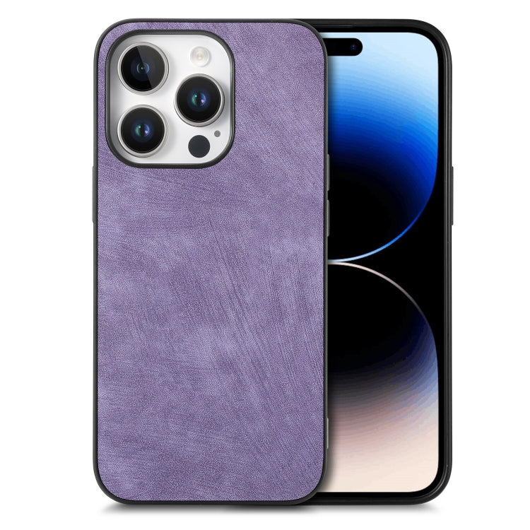 Vintage Leather PC Back Cover Phone Case, iPhone 16e, For iPhone 15 Pro Max, For iPhone 15 Pro, For iPhone 15 Plus