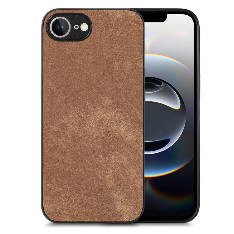 Vintage Leather PC Back Cover Phone Case, For iPhone 16 Pro Max, For iPhone 16 Pro, For iPhone 16 Plus, For iPhone 16