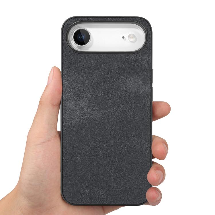 Vintage Leather PC Back Cover Phone Case, iPhone 16e, For iPhone 15 Pro Max, For iPhone 15 Pro, For iPhone 15 Plus
