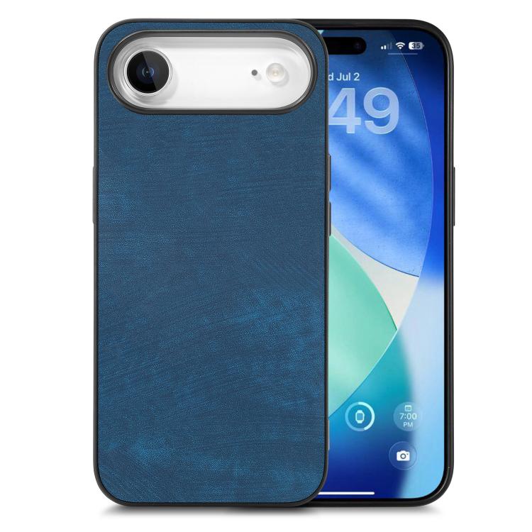 Vintage Leather PC Back Cover Phone Case, iPhone 16e, For iPhone 15 Pro Max, For iPhone 15 Pro, For iPhone 15 Plus