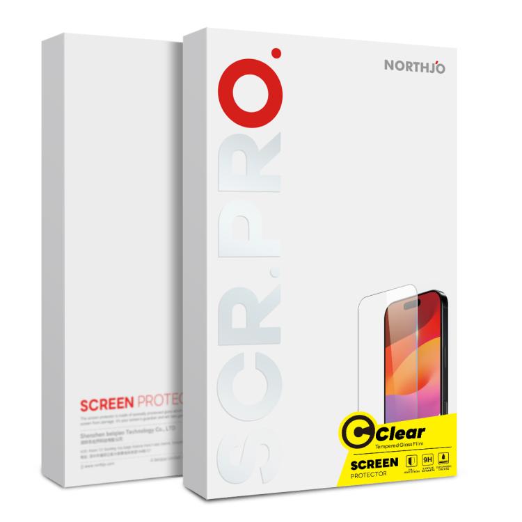 NORTHJO A++ Screen Protector Tempered Glass Film, For iPhone 17 Pro Max, For iPhone 17 Pro, For iPhone 17, For iPhone 17 Air, For iPhone 16e, For iPhone 16 Pro Max, For iPhone 16 Pro, For iPhone 16 Plus, For iPhone 16, For iPhone 14 Pro...