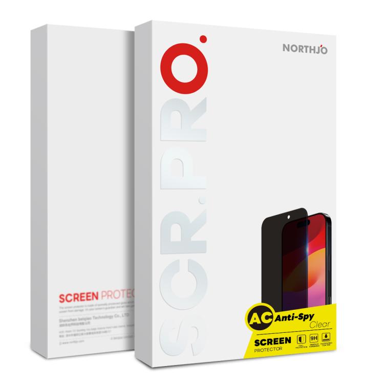 NORTHJO A++ 0.3mm 28 Degree Privacy Screen Tempered Glass Film, For iPhone 16 Pro Max, For iPhone 16 Pro, For iPhone 16 Plus, For iPhone 16, For iPhone 16e, For iPhone 14 Pro, For iPhone 14 Pro Max, For iPhone 12 Pro Max, For iPhone 15 Plus / 15 Pro Ma...