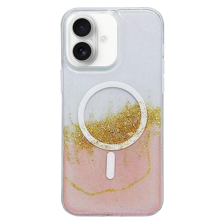 Gilding MagSafe Hybrid Clear TPU Phone Case, For iPhone 16 Pro Max, For iPhone 16 Pro, For iPhone 16 Plus