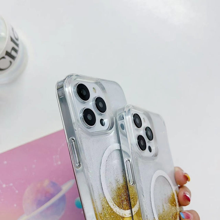 Gilding MagSafe Hybrid Clear TPU Phone Case, For iPhone 16, For iPhone 15 Pro Max, For iPhone 15 Pro