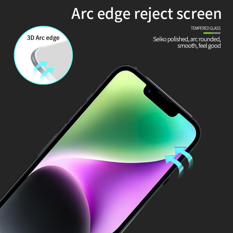 PINWUYO 9H 3D Curved Full Screen Explosion-proof Tempered Glass Film