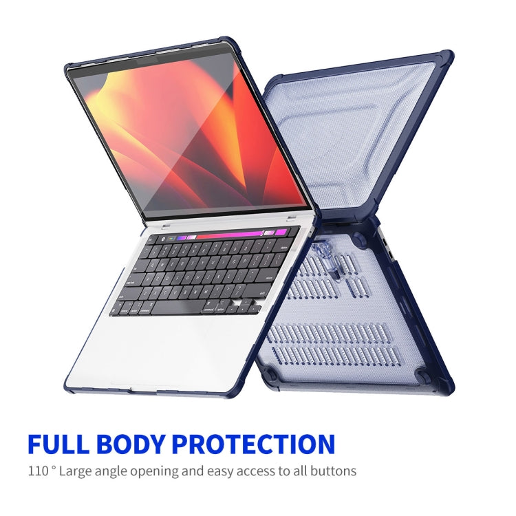 ENKAY Hat-Prince 3 in 1 Protective Bracket Case Cover Hard Shell with TPU Keyboard Film / PET Screen Protector, Version:US, For MacBook Air 13.3 A2179/A2337, For MacBook Pro 16 A2141