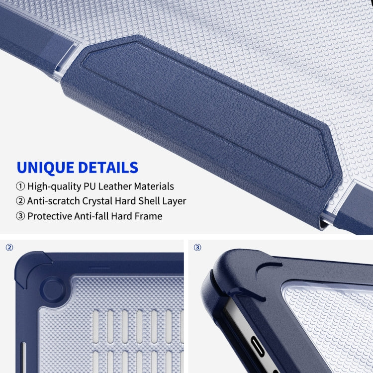ENKAY Hat-Prince 3 in 1 Protective Bracket Case Cover Hard Shell with TPU Keyboard Film / PET Screen Protector, Version:US, For MacBook Air 13.3 A2179/A2337, For MacBook Pro 16 A2141
