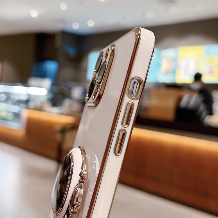 Electroplating Astronaut Holder Phone Case, For iPhone 15