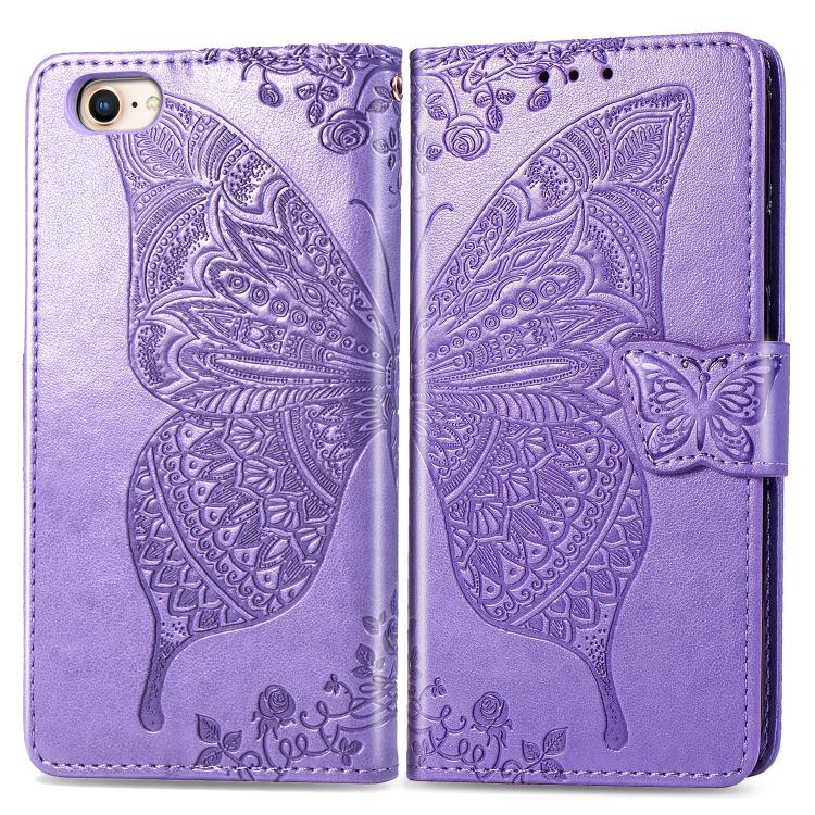 Butterfly Love Flower Embossed Leather Phone Case, For IPhone 17 Pro Max, For iPhone 17 Pro, For iPhone 17