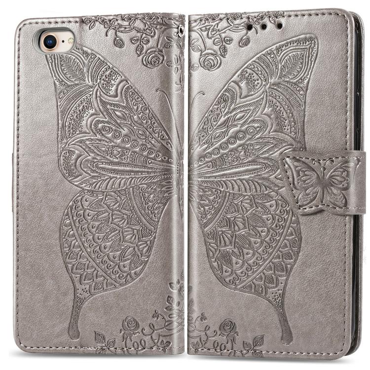 Butterfly Love Flower Embossed Leather Phone Case, For IPhone 17 Pro Max, For iPhone 17 Pro, For iPhone 17