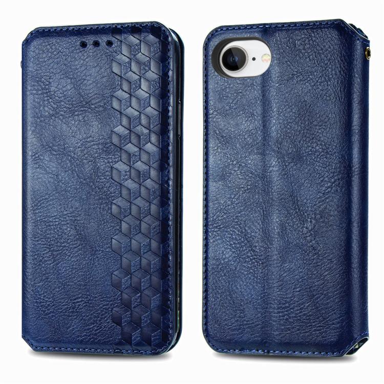 Cubic Grid Pressed Magnetic Leather Phone Case, For iPhone 17 Pro Max, For iPhone 17 Pro, For iPhone 17, For iPhone Air