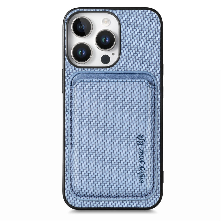 Carbon Fiber Leather Card Magsafe Phone Case, For iPhone 16, For iPhone 15 Pro Max, For iPhone 15 Pro, For iPhone 15 Plus
