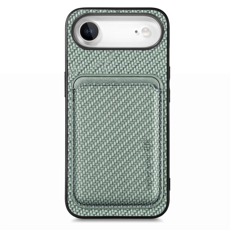Carbon Fiber Leather Card Magsafe Phone Case, For iPhone 16, For iPhone 15 Pro Max, For iPhone 15 Pro, For iPhone 15 Plus