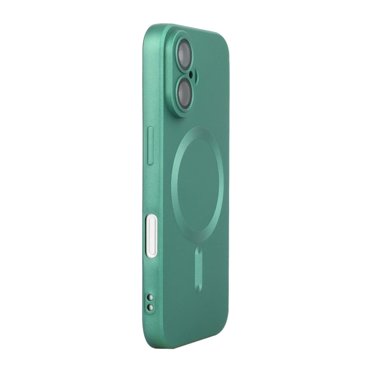 ENKAY MagSafe Matte TPU Phone Case with Lens Film, For iPhone 16 Pro Max, For iPhone 16 Pro, For iPhone 16 Plus