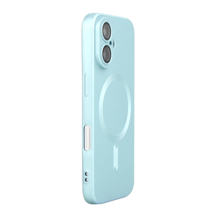 ENKAY MagSafe Matte TPU Phone Case with Lens Film, For iPhone 16 Pro Max, For iPhone 16 Pro, For iPhone 16 Plus