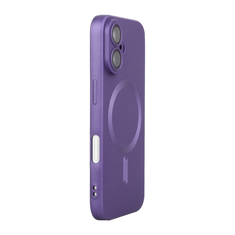 ENKAY MagSafe Matte TPU Phone Case with Lens Film, For iPhone 16 Pro Max, For iPhone 16 Pro, For iPhone 16 Plus