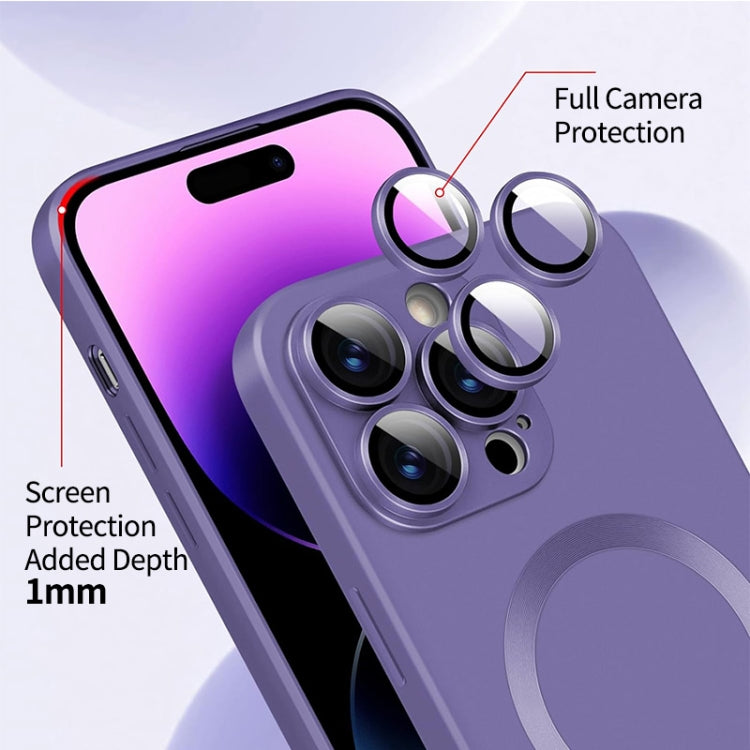 ENKAY MagSafe Matte TPU Phone Case with Lens Film, For iPhone 16 Pro Max, For iPhone 16 Pro, For iPhone 16 Plus