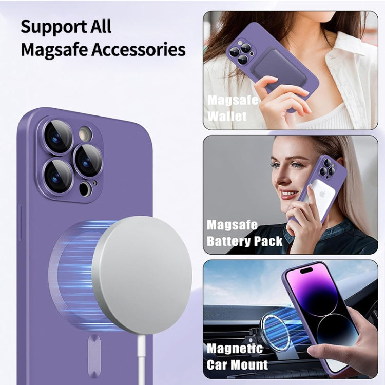 ENKAY MagSafe Matte TPU Phone Case with Lens Film, For iPhone 16 Pro Max, For iPhone 16 Pro, For iPhone 16 Plus