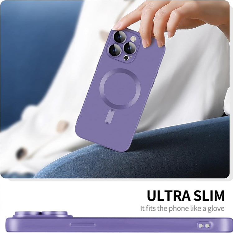 ENKAY MagSafe Matte TPU Phone Case with Lens Film, For iPhone 16, For iPhone 15 Pro Max, For iPhone 15 Pro