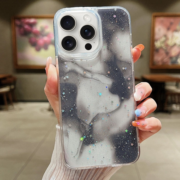 Ink Smudged Glitter TPU Phone Case, For iPhone 15 Pro Max, For iPhone 15 Pro, For iPhone 15 Plus, For iPhone 15, For iPhone 14 Plus, For iPhone 14