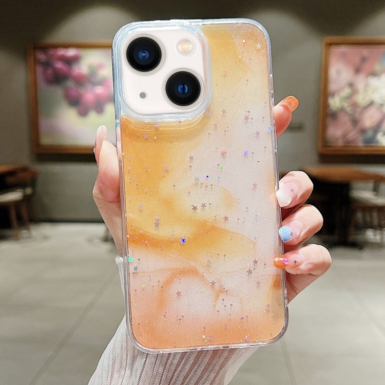 Ink Smudged Glitter TPU Phone Case, For iPhone 15 Pro Max, For iPhone 15 Pro, For iPhone 15 Plus, For iPhone 15, For iPhone 14 Plus, For iPhone 14