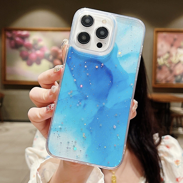 Ink Smudged Glitter TPU Phone Case, For iPhone 14 Pro, For iPhone 14 Pro Max, For iPhone 7 / 8 / SE 2022, For iPhone 13 Pro Max, For iPhone 13 Pro, For iPhone 13