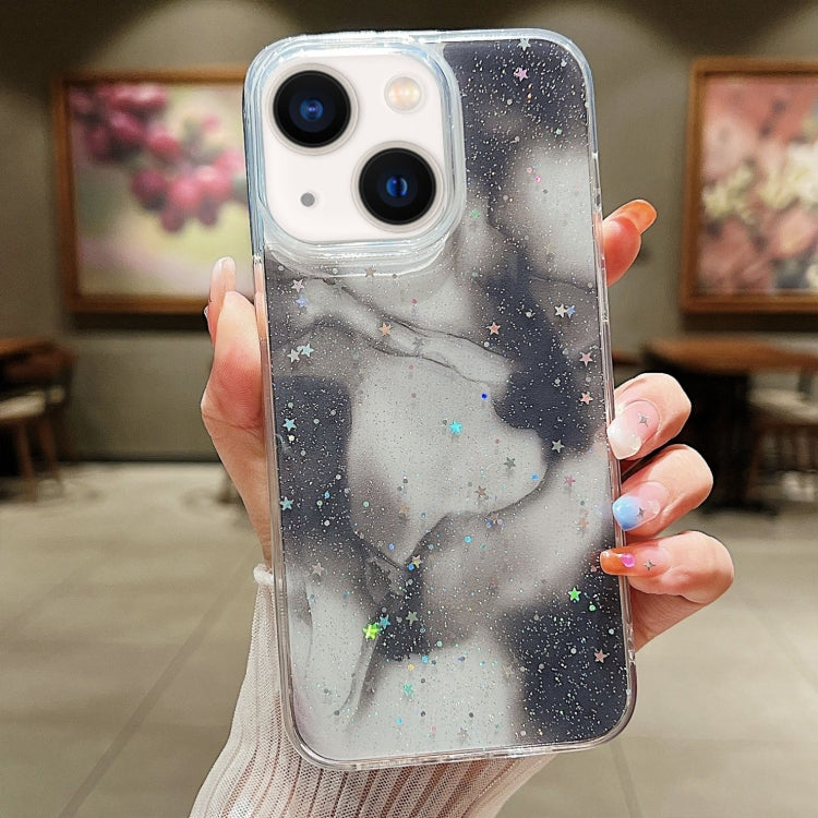 Ink Smudged Glitter TPU Phone Case, For iPhone 14 Pro, For iPhone 14 Pro Max, For iPhone 7 / 8 / SE 2022, For iPhone 13 Pro Max, For iPhone 13 Pro, For iPhone 13