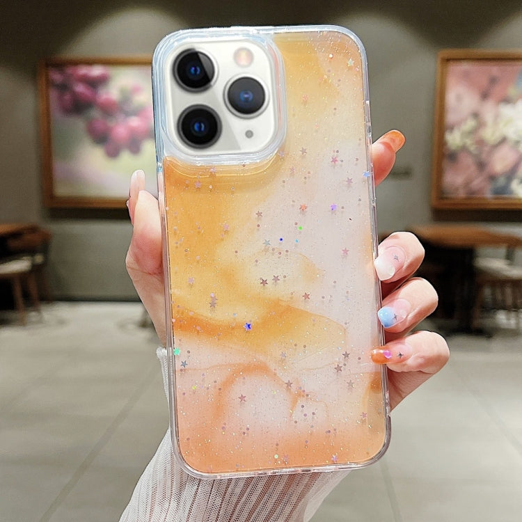Ink Smudged Glitter TPU Phone Case, For iPhone 12 / 12 Pro, For iPhone 12 Pro Max, For iPhone 11 Pro Max, For iPhone 11, For iPhone 11 Pro, For iPhone X / XS