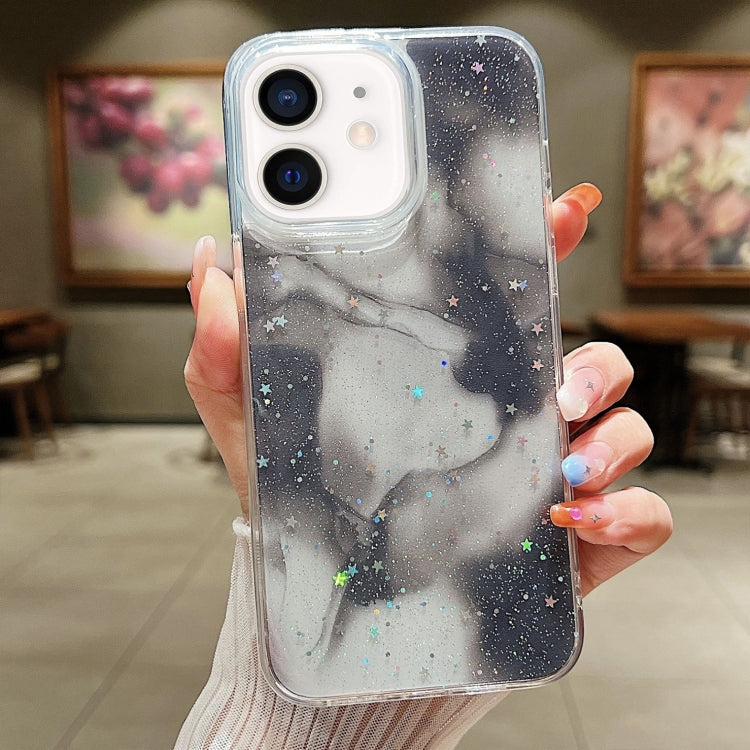 Ink Smudged Glitter TPU Phone Case, For iPhone 12 / 12 Pro, For iPhone 12 Pro Max, For iPhone 11 Pro Max, For iPhone 11, For iPhone 11 Pro, For iPhone X / XS