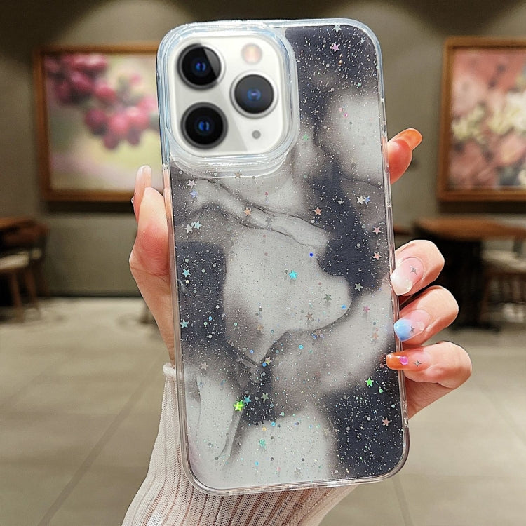 Ink Smudged Glitter TPU Phone Case, For iPhone 12 / 12 Pro, For iPhone 12 Pro Max, For iPhone 11 Pro Max, For iPhone 11, For iPhone 11 Pro, For iPhone X / XS