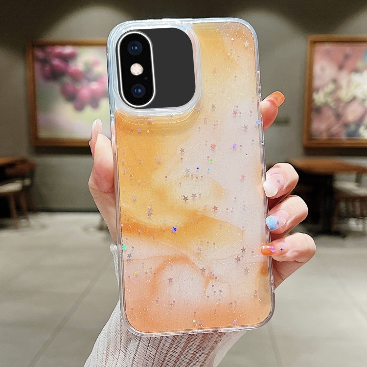Ink Smudged Glitter TPU Phone Case, For iPhone 12 / 12 Pro, For iPhone 12 Pro Max, For iPhone 11 Pro Max, For iPhone 11, For iPhone 11 Pro, For iPhone X / XS