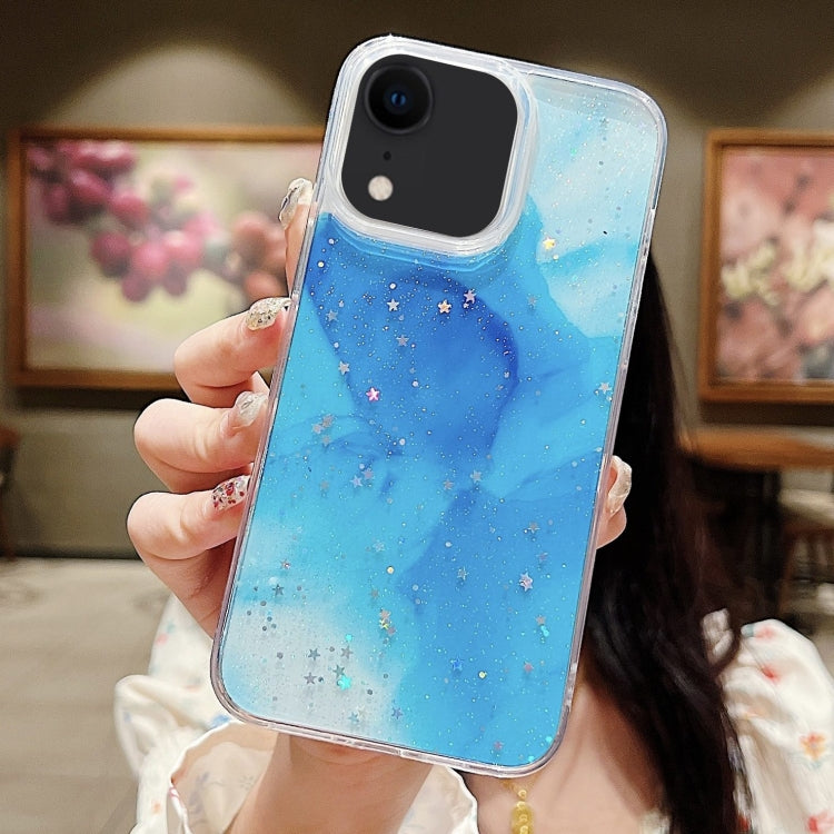 Ink Smudged Glitter TPU Phone Case, For iPhone XR, For iPhone XS Max, For iPhone 7 Plus / 8 Plus