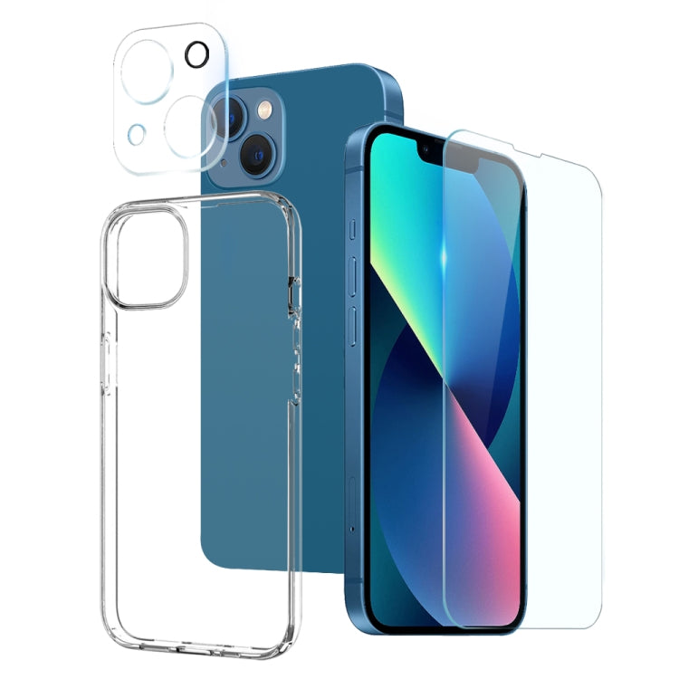 NORTHJO 3 in 1 TPU Phone Case with Screen Film and Lens Film, For iPhone 17 Pro Max, For iPhone 17 Pro, For iPhone 17, For iPhone 17 Air, For iPhone 16e, For iPhone 16 Pro Max, For iPhone 16 Pro, For iPhone 16 Plus, For iPhone 16, For iPhone 15 Pro Max...