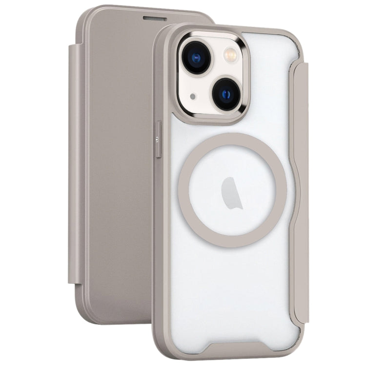RFID Blocking Adsorption Flip MagSafe Leather Phone Case, For iPhone 14 Plus, For iPhone 14, For iPhone 14 Pro, For iPhone 14 Pro Max