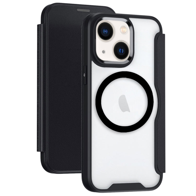 RFID Blocking Adsorption Flip MagSafe Leather Phone Case, For iPhone 14 Plus, For iPhone 14, For iPhone 14 Pro, For iPhone 14 Pro Max