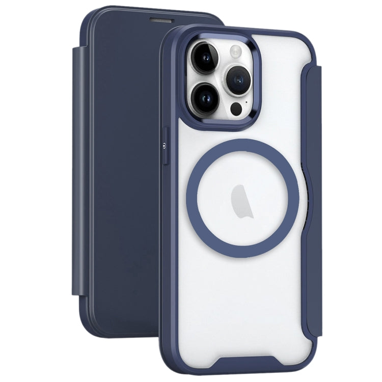 RFID Blocking Adsorption Flip MagSafe Leather Phone Case, For iPhone 14 Plus, For iPhone 14, For iPhone 14 Pro, For iPhone 14 Pro Max