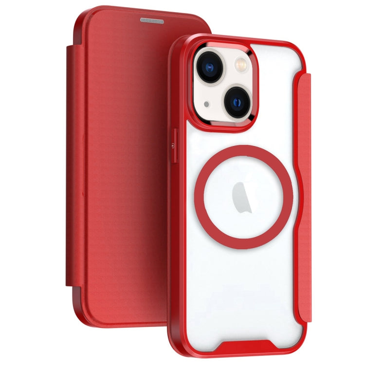 RFID Blocking Adsorption Flip MagSafe Leather Phone Case, For iPhone 14 Plus, For iPhone 14, For iPhone 14 Pro, For iPhone 14 Pro Max