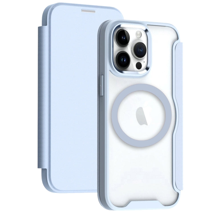 RFID Blocking Adsorption Flip MagSafe Leather Phone Case, For iPhone 15 Pro Max, For iPhone 15 Pro, For iPhone 15 Plus, For iPhone 15