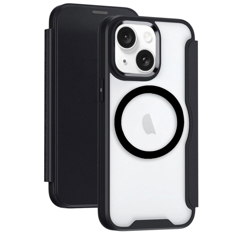 RFID Blocking Adsorption Flip MagSafe Leather Phone Case, For iPhone 15 Pro Max, For iPhone 15 Pro, For iPhone 15 Plus, For iPhone 15