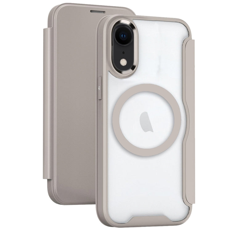 RFID Blocking Adsorption Flip MagSafe Leather Phone Case, For iPhone XR, For iPhone XS Max, For iPhone X