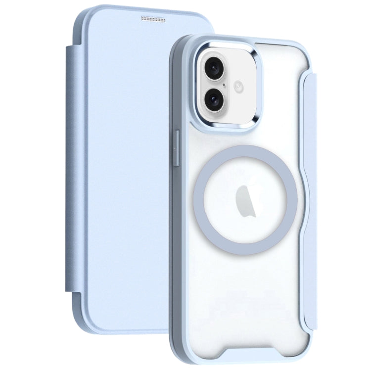 RFID Blocking Adsorption Flip MagSafe Leather Phone Case, For iPhone 16 Pro Max, For iPhone 16 Pro, For iPhone 16 Plus, For iPhone 16