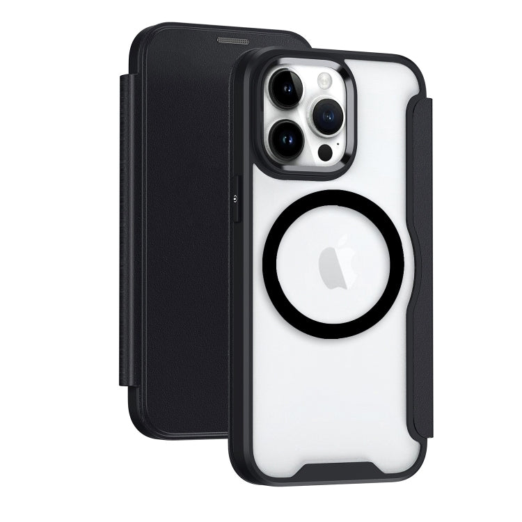 RFID Blocking Adsorption Flip MagSafe Leather Phone Case, For iPhone 16 Pro Max, For iPhone 16 Pro, For iPhone 16 Plus, For iPhone 16