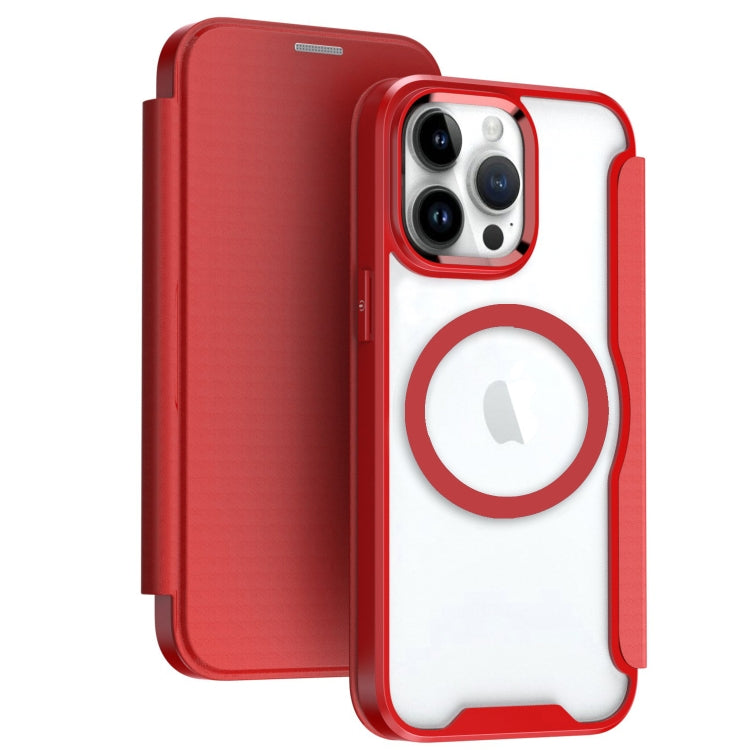 RFID Blocking Adsorption Flip MagSafe Leather Phone Case, For iPhone 16 Pro Max, For iPhone 16 Pro, For iPhone 16 Plus, For iPhone 16
