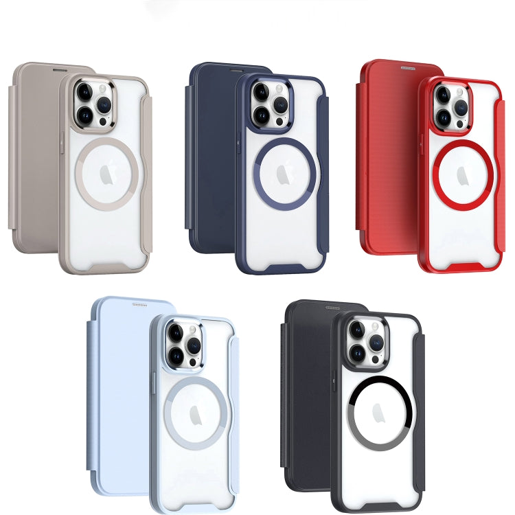 RFID Blocking Adsorption Flip MagSafe Leather Phone Case, For iPhone 14 Plus, For iPhone 14, For iPhone 14 Pro, For iPhone 14 Pro Max