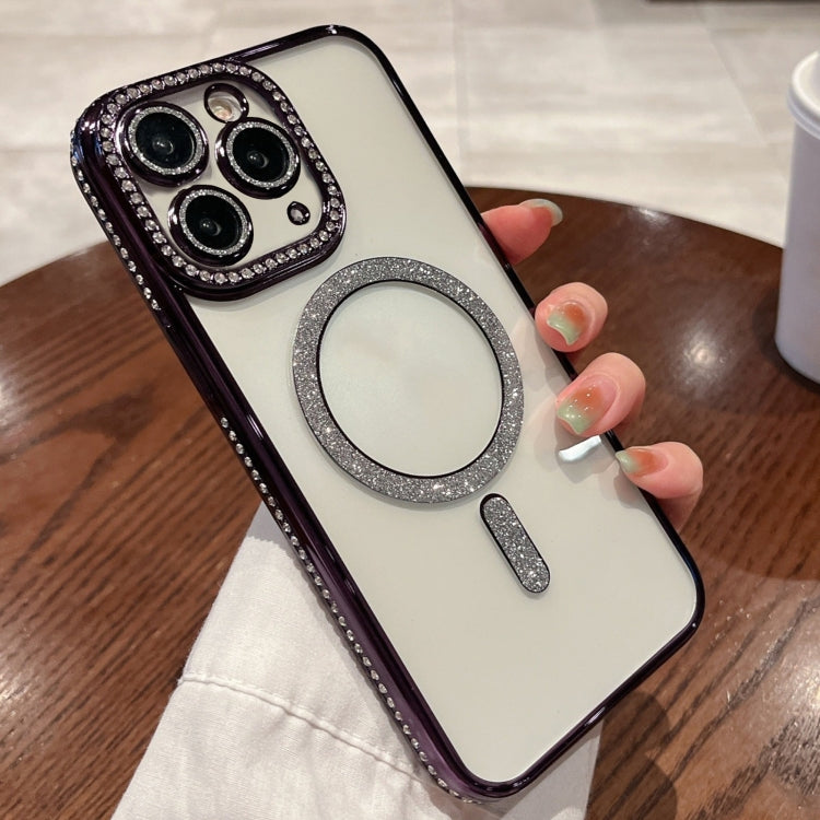 Diamond Plated MagSafe TPU Phone Case, For iPhone 16e, For iPhone 16 Pro Max, For iPhone 16 Pro, For iPhone 16 Plus