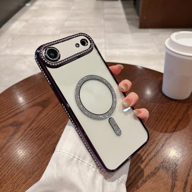 Diamond Plated MagSafe TPU Phone Case, For iPhone 16e, For iPhone 16 Pro Max, For iPhone 16 Pro, For iPhone 16 Plus
