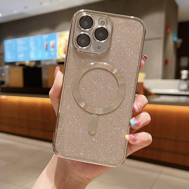 Glitter Electroplating MagSafe TPU Phone Case, For iPhone X / XS, For iPhone 7 Plus / 8 Plus