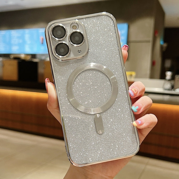 Glitter Electroplating MagSafe TPU Phone Case, For iPhone X / XS, For iPhone 7 Plus / 8 Plus