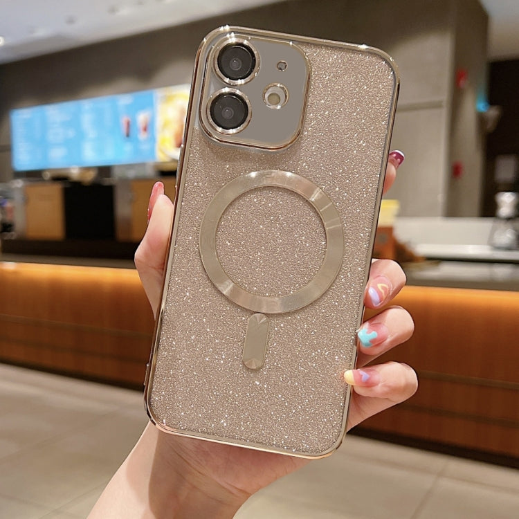 Glitter Electroplating MagSafe TPU Phone Case, For iPhone X / XS, For iPhone 7 Plus / 8 Plus